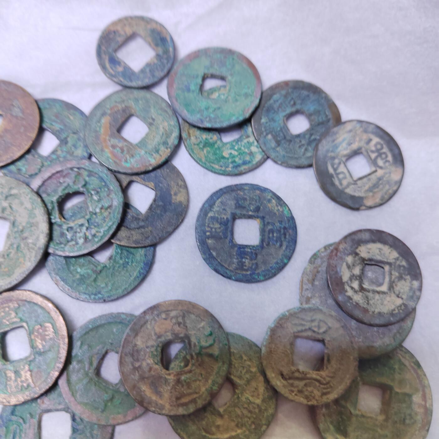 PCAI钱币  20-782 古钱铜元小专场 80枚古钱币 通货