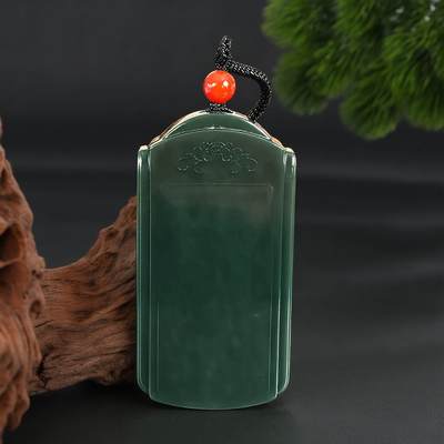 碧月说宝.君子怀瑾·当代和田玉清风专场(四) - 老坑和田玉青玉平安牌