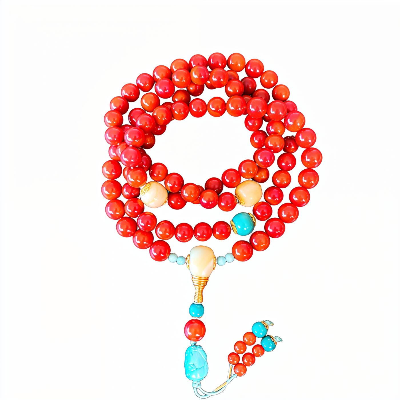 碧月说宝.君子怀瑾·当代和田玉清风专场(三) 原矿双色南红设计款项链