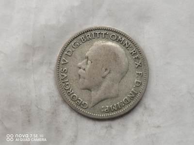 银币 - 1933年英国六便士小银币