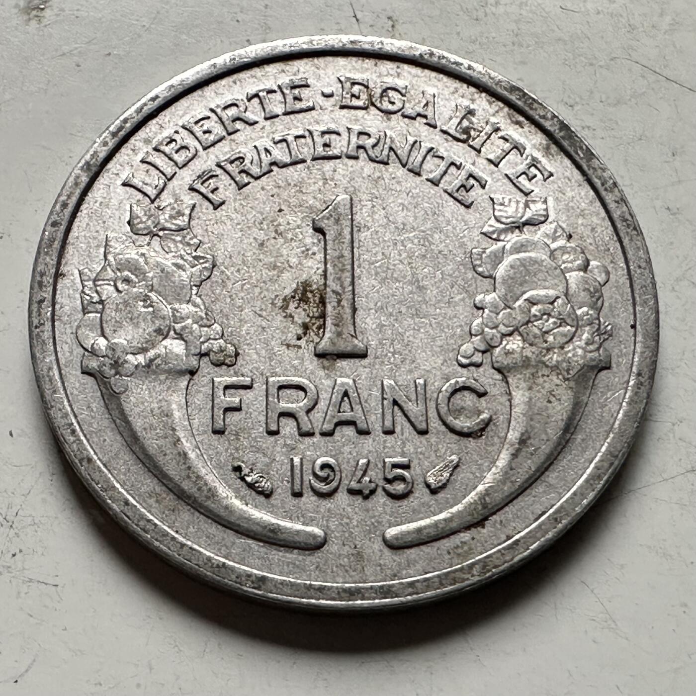 🌹外币初藏🌹🐯2026年第32场   每周二四六晚8️⃣点 接代拍 法国1945年一法郎