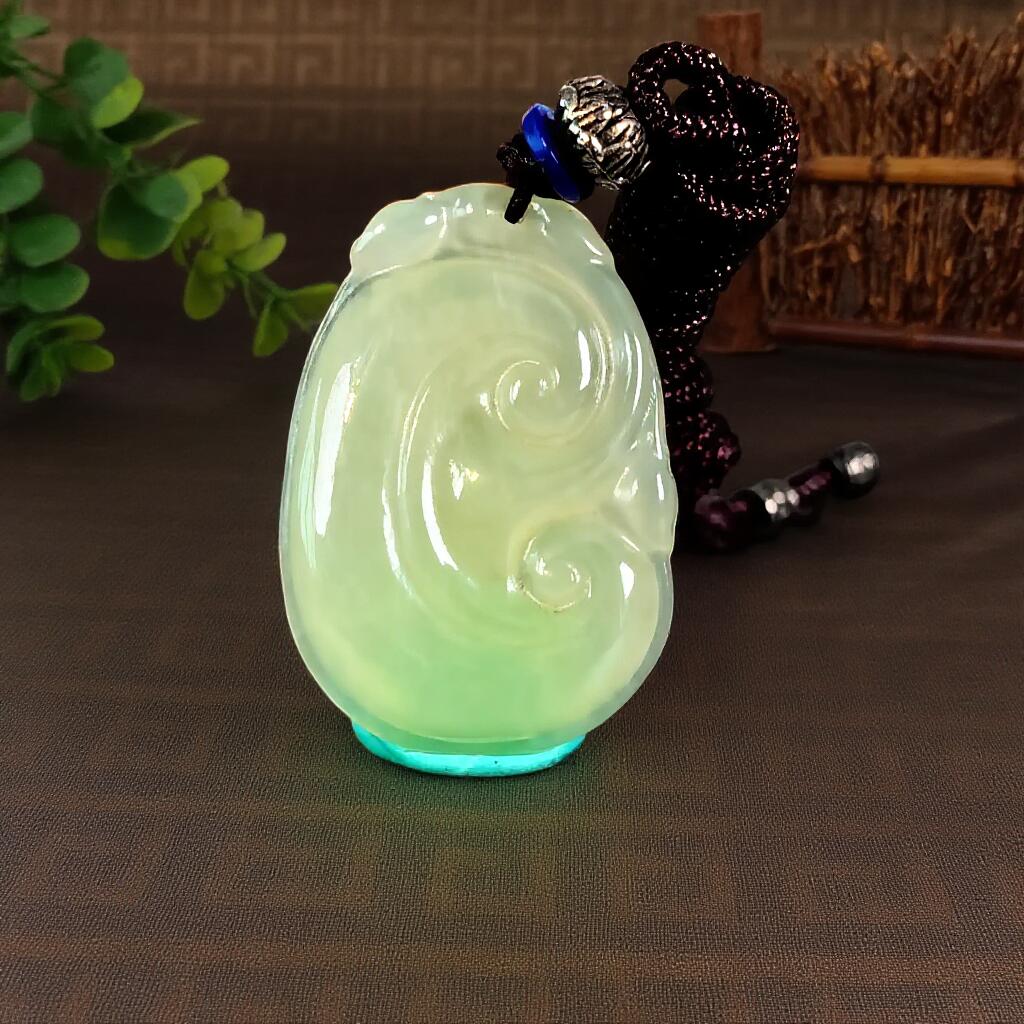 碧月说宝.君子怀瑾·当代和田玉清风专场(四) 和田黄玉如意挂坠