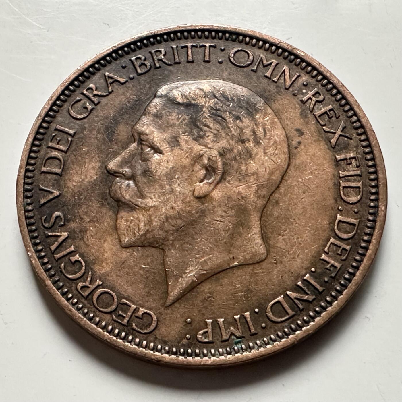 🌹外币初藏🌹🐯2026年第32场   每周二四六晚8️⃣点 接代拍 英国 1935年 半便士 a