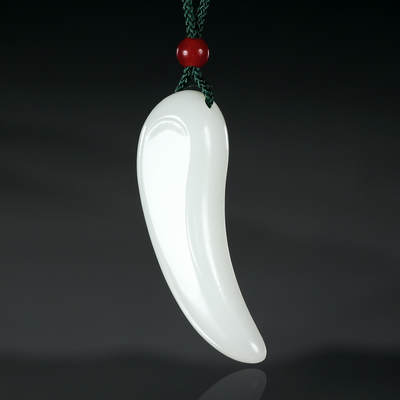 碧月说宝.君子怀瑾·当代和田玉清风专场(三) - 一级白和田玉挂件