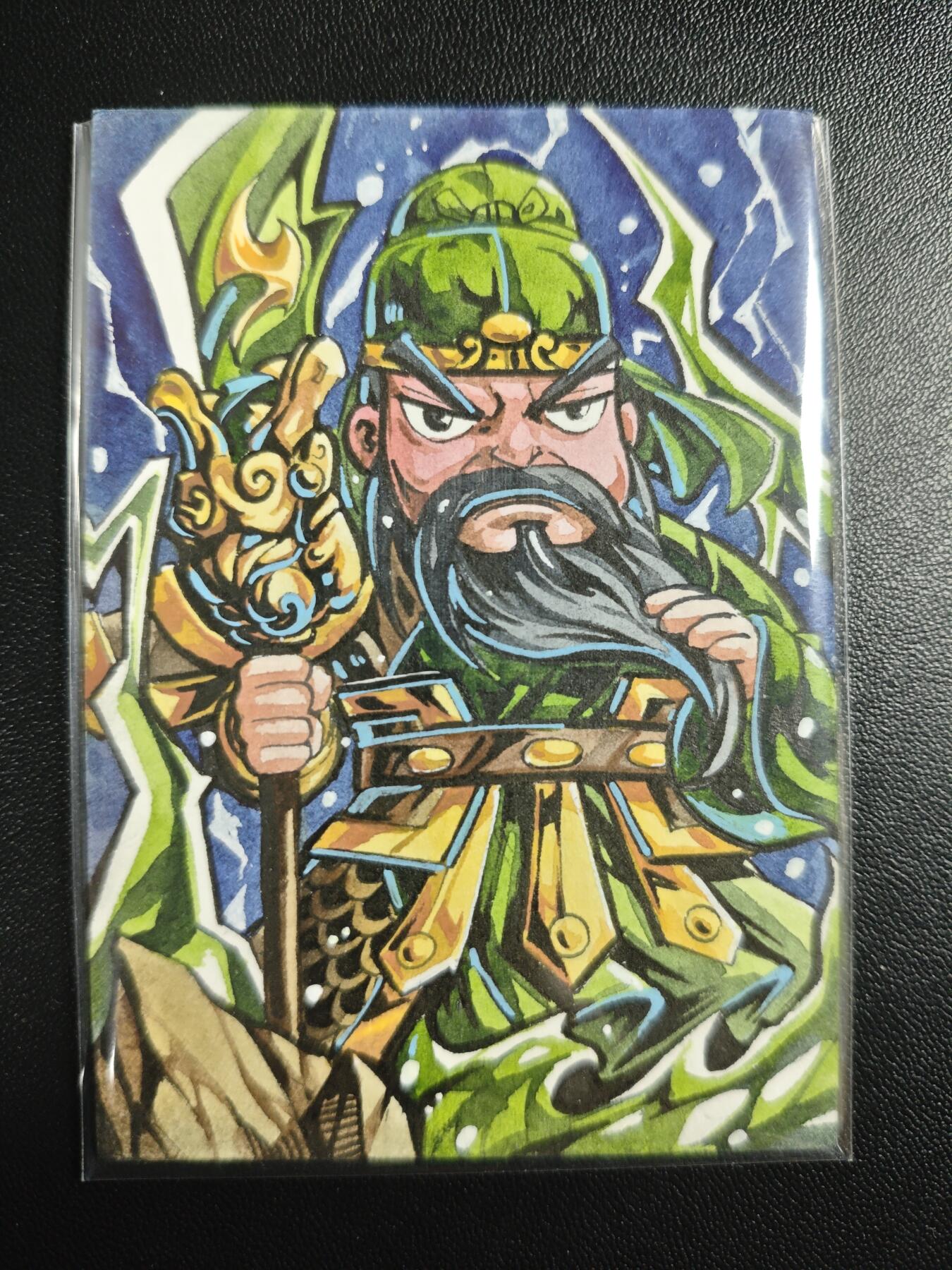 天玑星卡拍第181期《3.26周四截拍》持续收拍收评中 满赠卡需备注 【手绘卡】Rubick 关羽 手绘卡