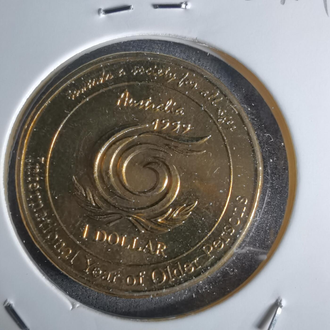 沼泽如烟--第1027场 澳大利亚1999年一元纪念币