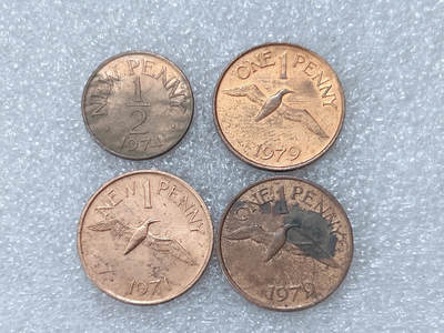 第一海外回流一元起拍收藏 散集专场  第304期 - 根西岛硬币 4枚