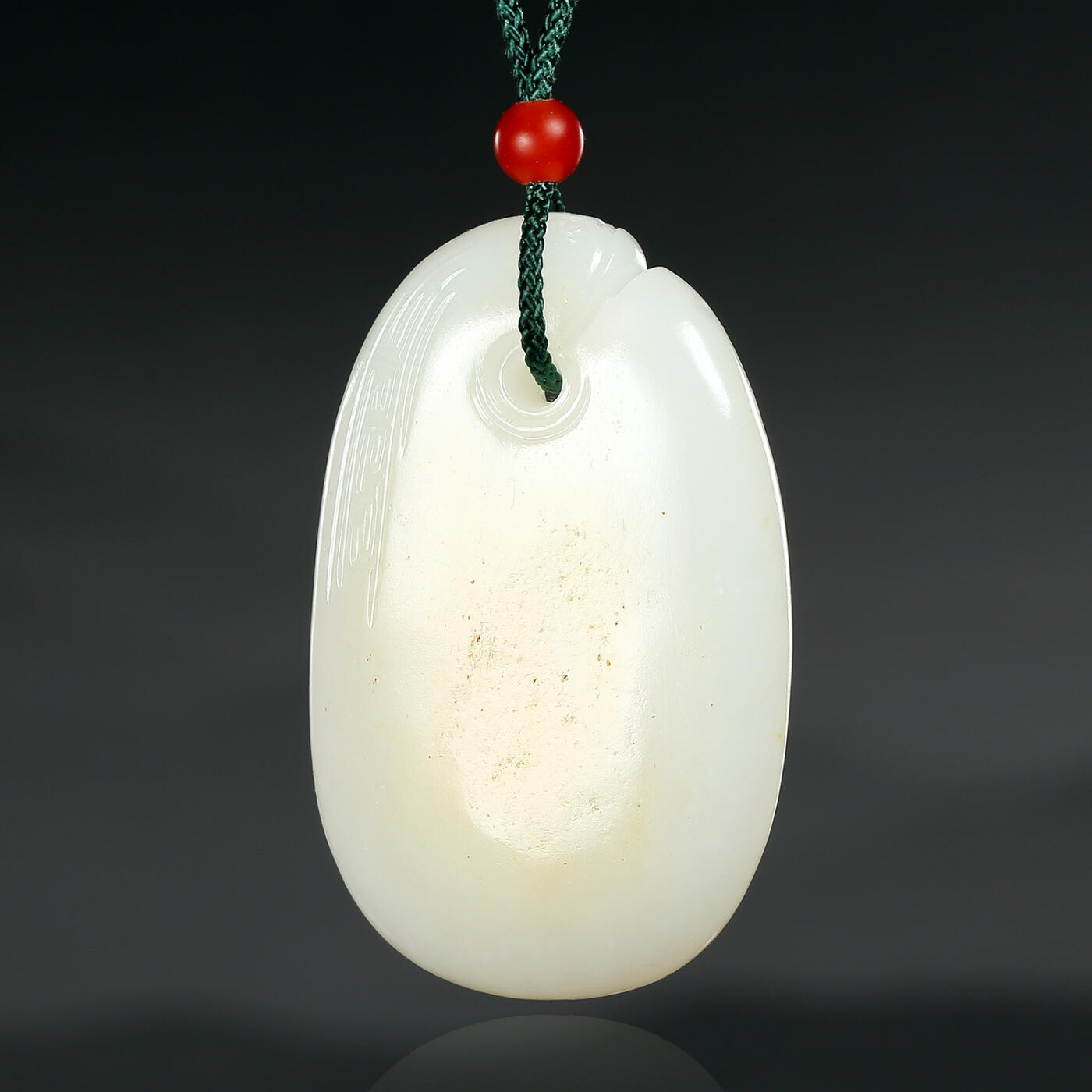 碧月说宝.君子怀瑾·当代和田玉清风专场(三) 洒金皮和田玉博古纹平安牌