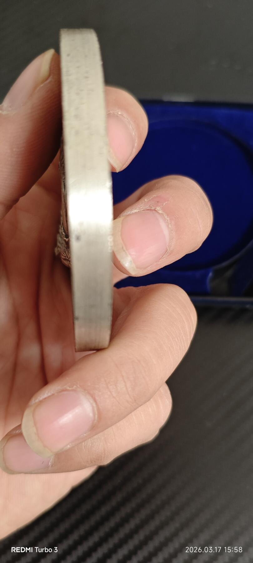 法国1982年「苹果博览会/苹果节」一等奖纪念章，带原盒，原盒破损