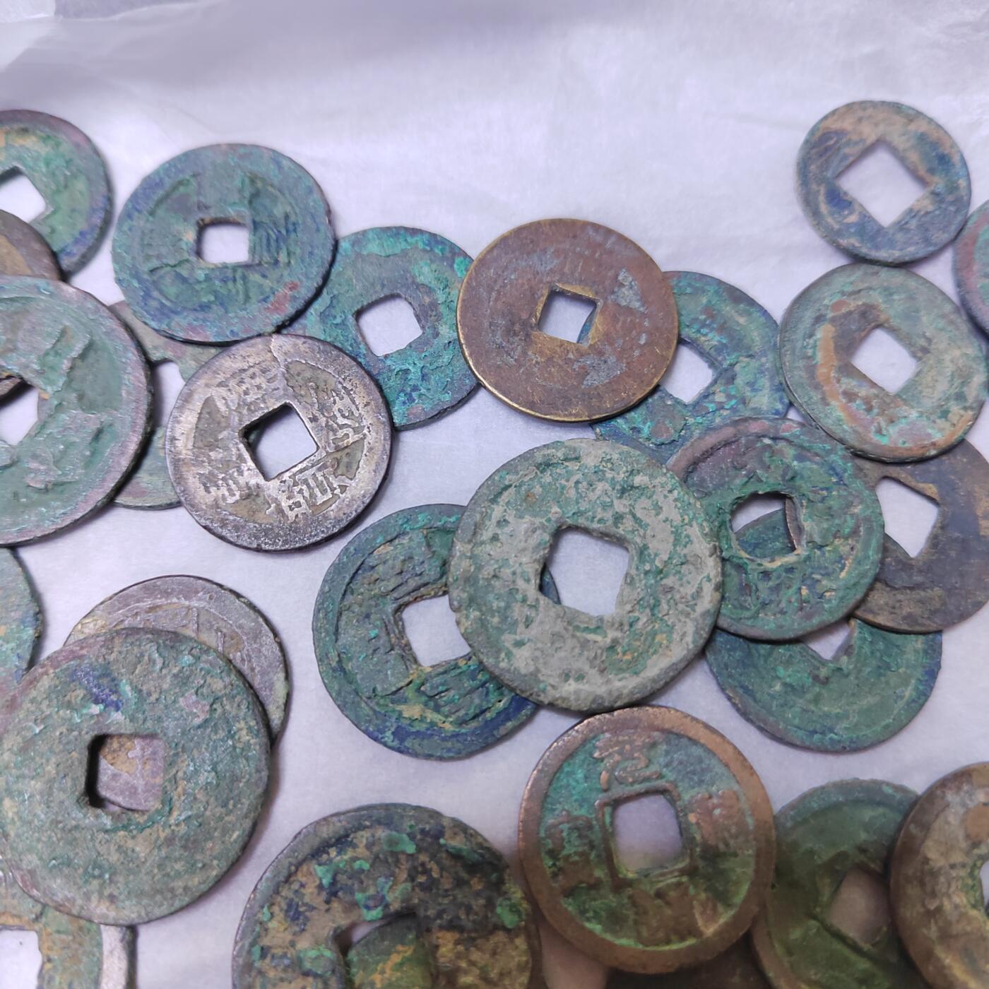 PCAI钱币  20-782 古钱铜元小专场 80枚古钱币 通货