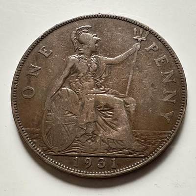 🌹外币初藏🌹🐯2026年第32场   每周二四六晚8️⃣点 接代拍 - 英国 1931年 一便士  