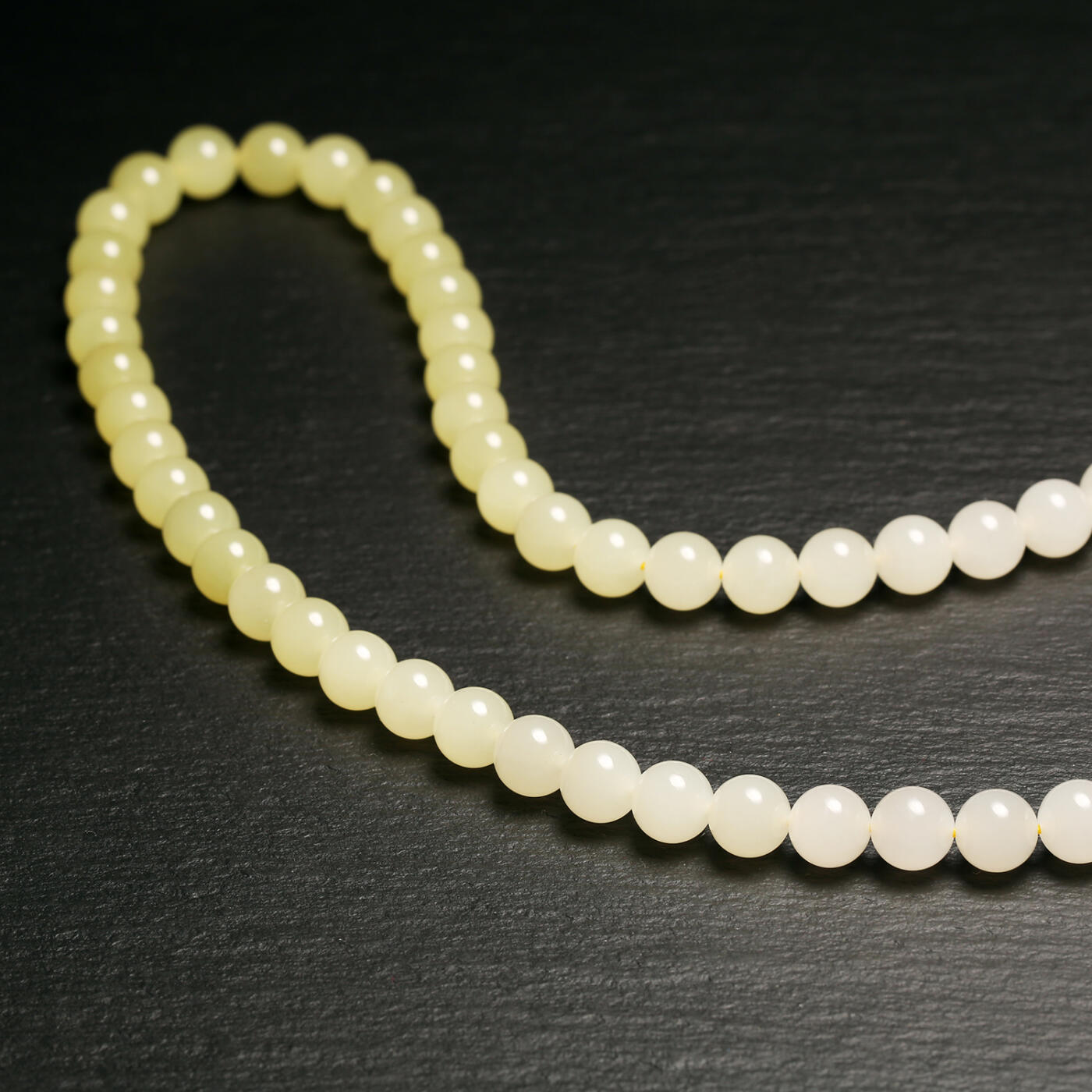 碧月说宝.君子怀瑾·当代和田玉清风专场(三) 稀缺和田玉黄玉白玉渐变色项链