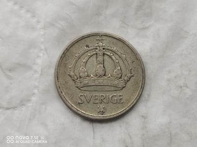 银币 - 1950年瑞典25分小银币