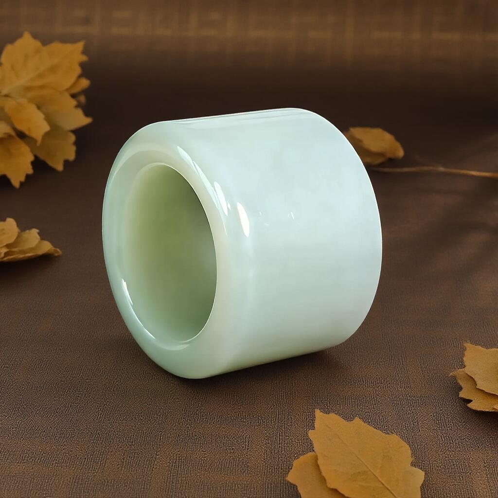 碧月说宝.君子怀瑾·当代和田玉清风专场(四) 老坑和田玉扳指