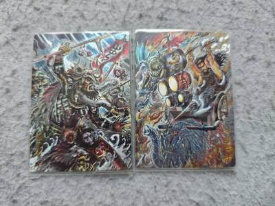 龙虎卡牌-七九场（满200元包邮，无佣金，每周六结拍，欢迎送拍） - 【编号】粗闪2张 卡德曼✘卡有江湖 不二猿 - 黄帝&蚩尤