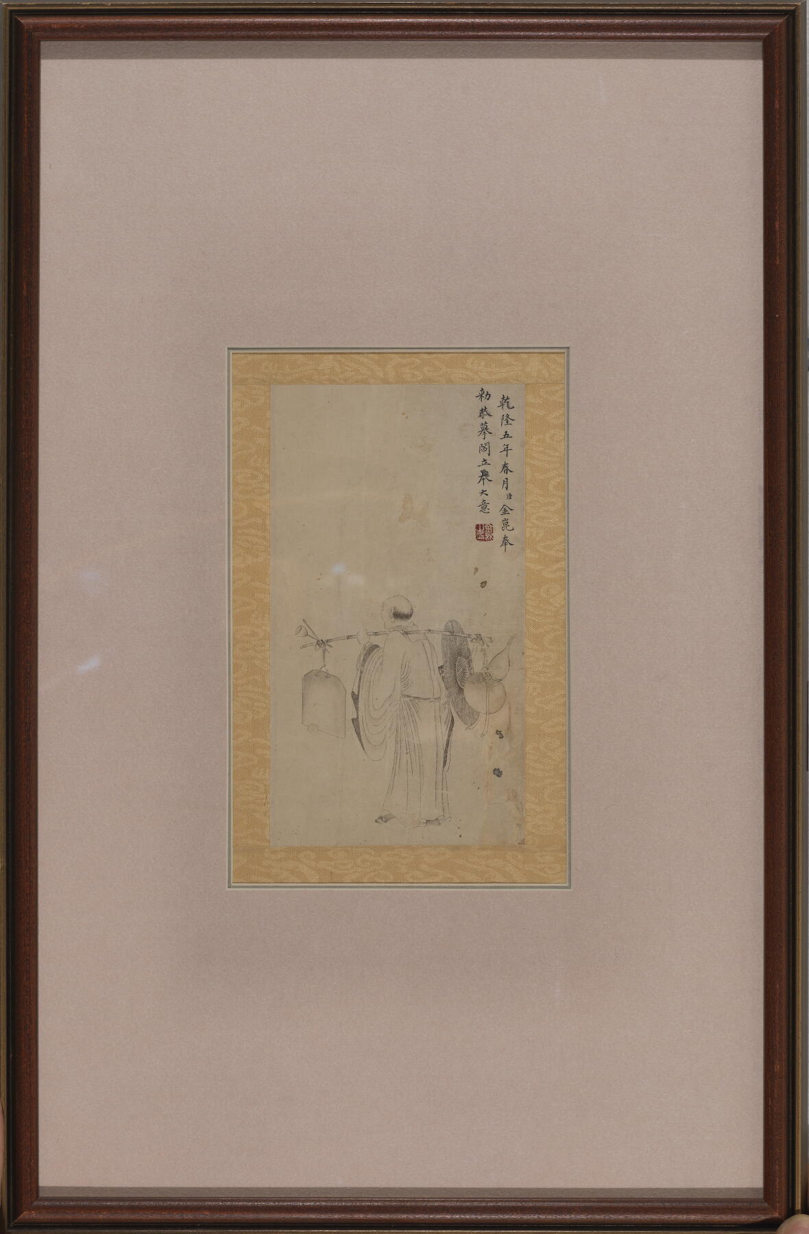 近现代书画专场（五） 金昆 罗汉图