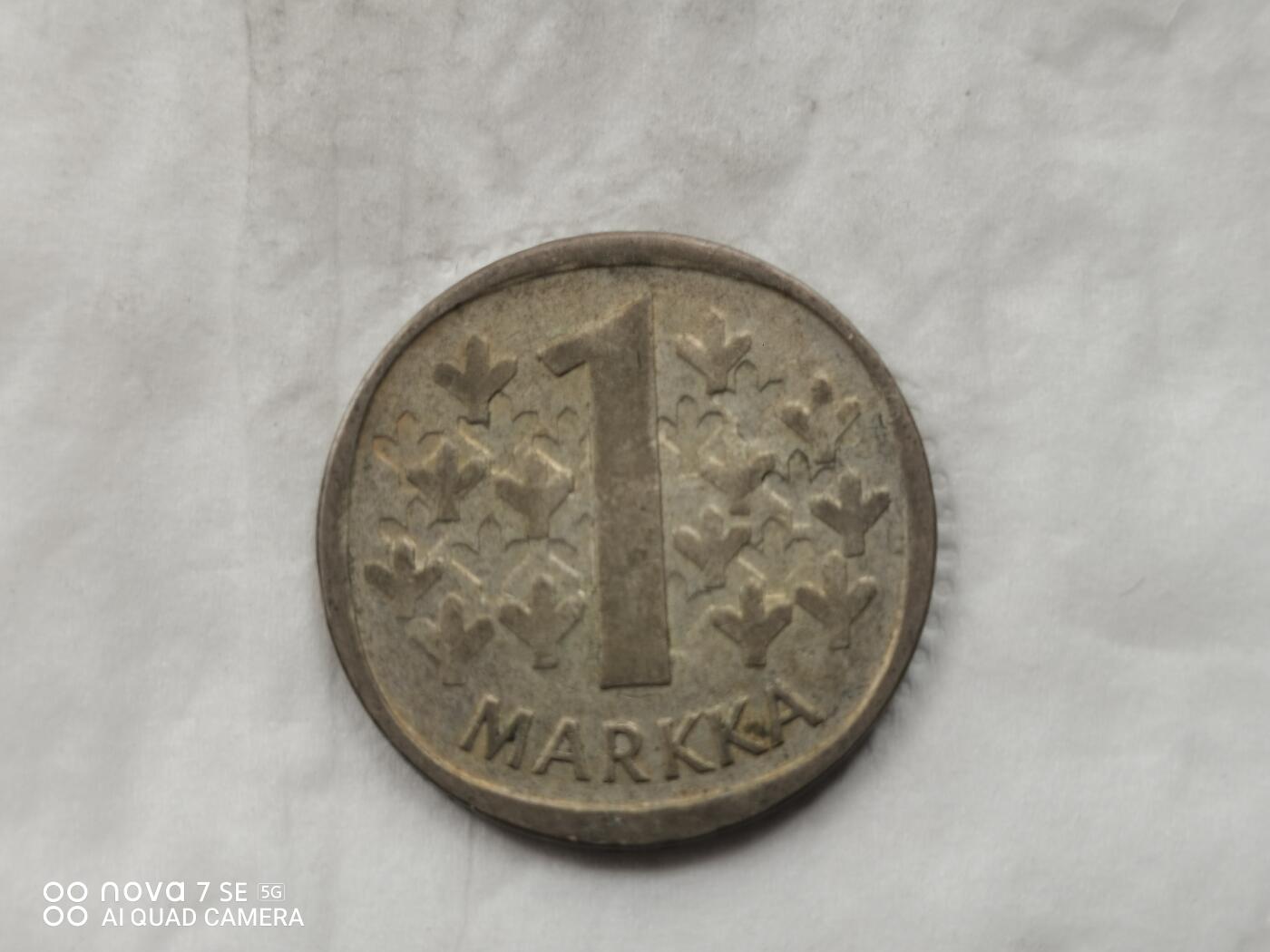 银币 1966年芬兰1马克银币