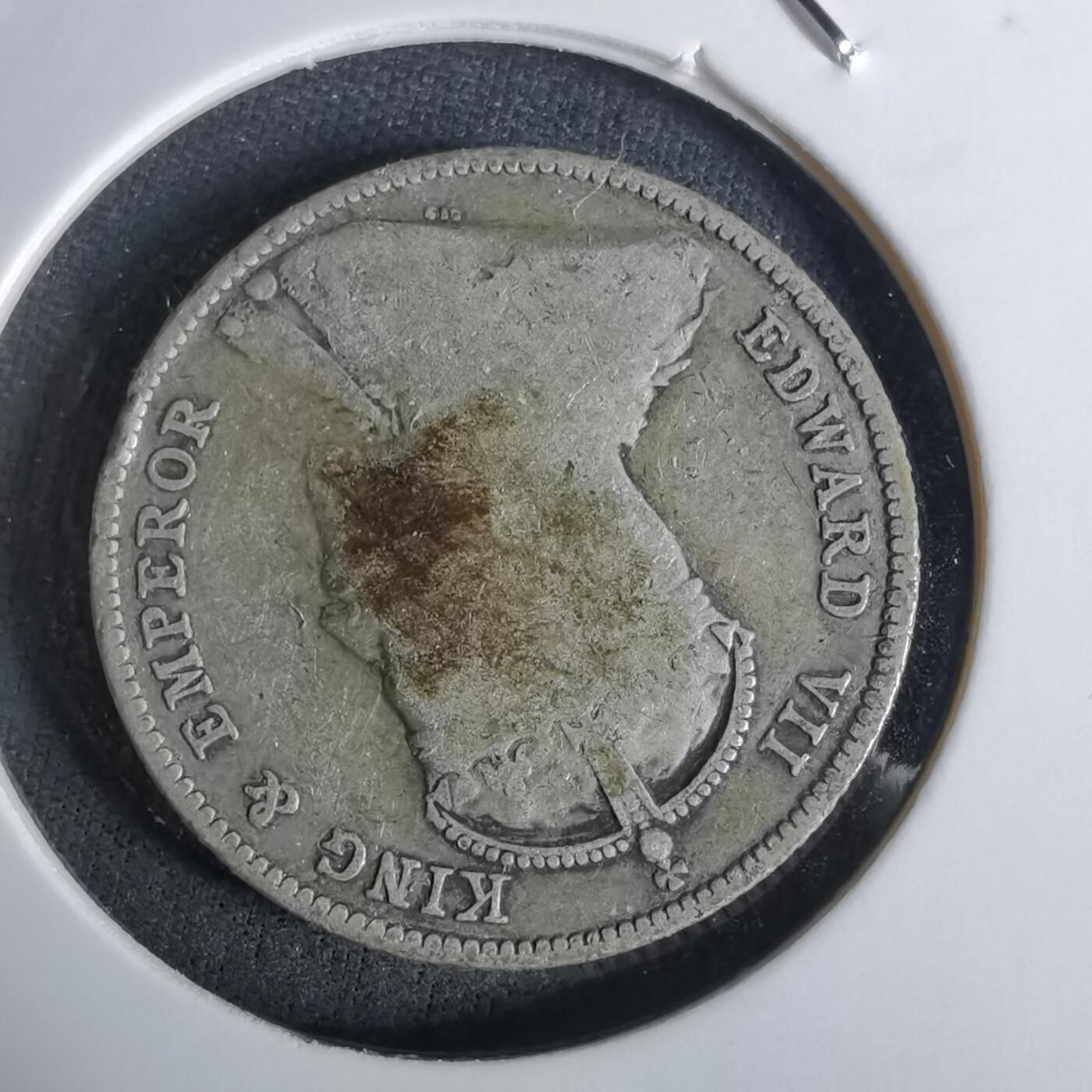 沼泽如烟--第1027场 爱七海峡1903年20分银币