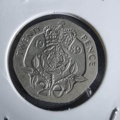 沼泽如烟--第1027场 - 英国1989年20便士