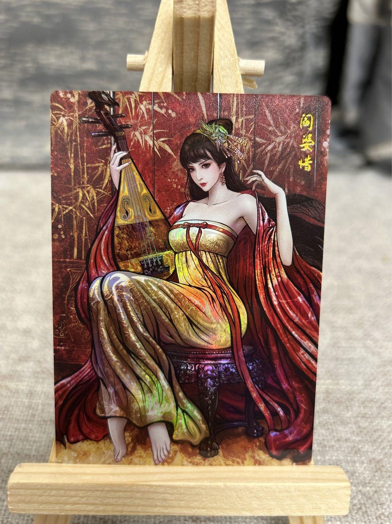 喜灰玩卡拍卖第五期，接拍品0佣金，欢迎送拍，释放现金流，让自己有资金可以购买更多喜欢的卡牌，让别的卡友能淘到更多心仪的卡牌 齐卡张建东水浒 彩闪 特卡一组12张 扈三娘、张贞娘、阎婆惜、仇琼英原画、水墨、线稿三宫档佳品