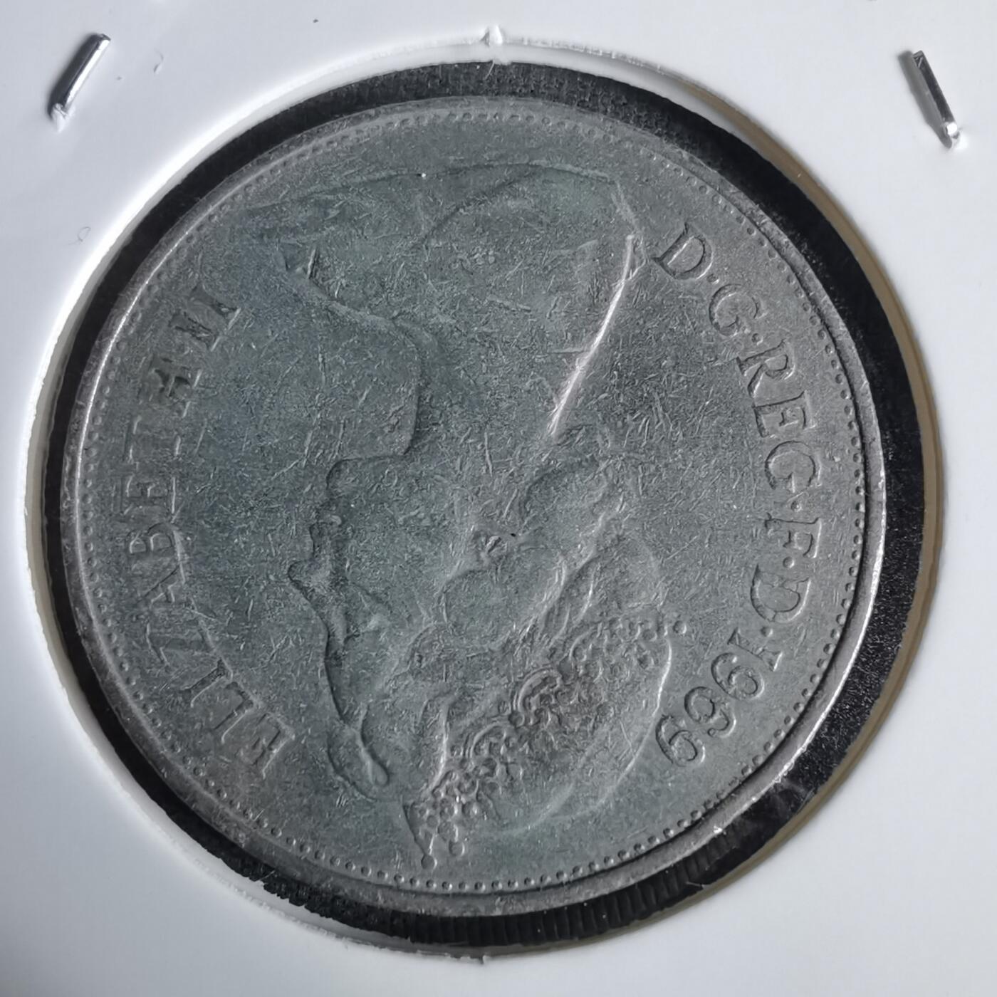 沼泽如烟--第1027场 英国1969年10便士