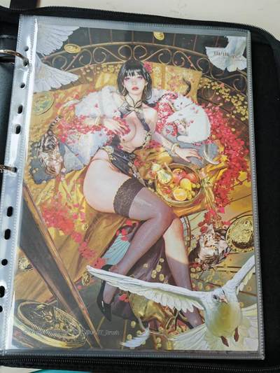 阳大大卡牌拍卖第105期（持续收拍品，周五晚上九点截拍，进群福利早知道） - 【A4限编粗闪】焱卡文化-刷子 人间传 李瓶儿编号A4粗闪 限编888/888