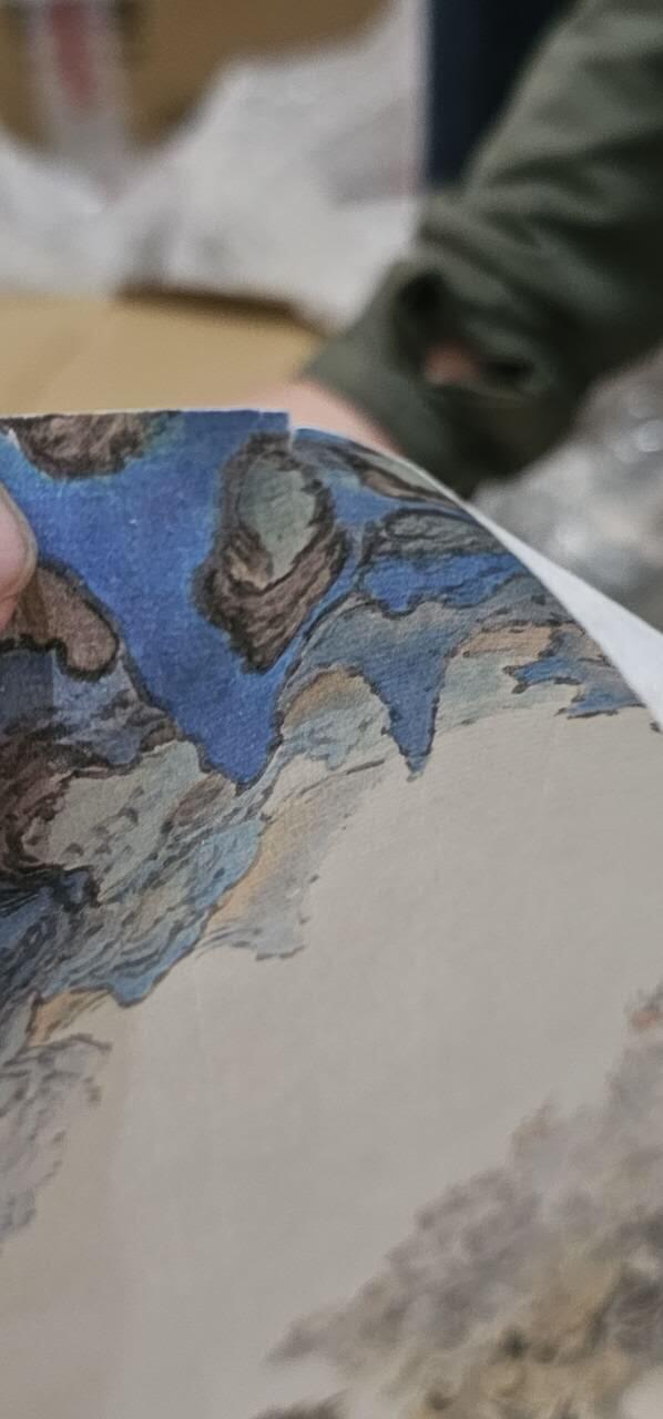 龙虎卡牌-七九场（满200元包邮，无佣金，每周六结拍，欢迎送拍） 李云中西游宣纸复制画 - 七大圣 (如图2，3 有瑕疵，介意勿拍)