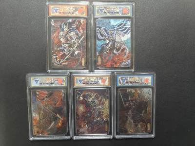 天玑星卡拍第179期《3.19周四截拍》持续收拍收评中 满赠卡需备注 - 【亲签卡】百里卡牌 苍之飞鸿 五子良将 折光 CCG专属标五张一套