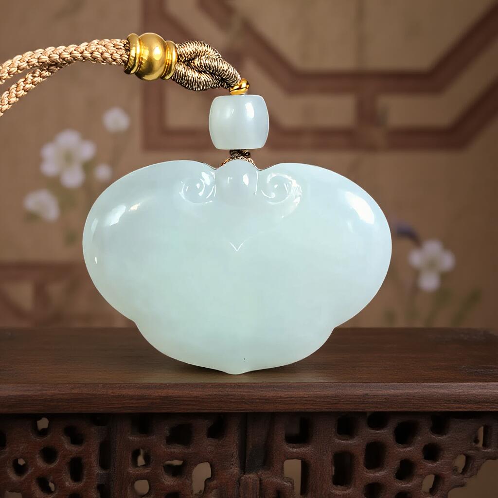 碧月说宝.君子怀瑾·当代和田玉清风专场(四) 和田玉如意锁挂件