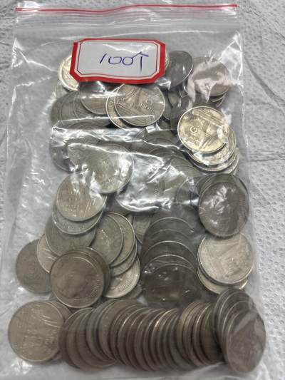 文馨钱币收藏第 297 场，银币，古钱币，铜元场，长期接代拍业务 - 好品泰国 100 枚