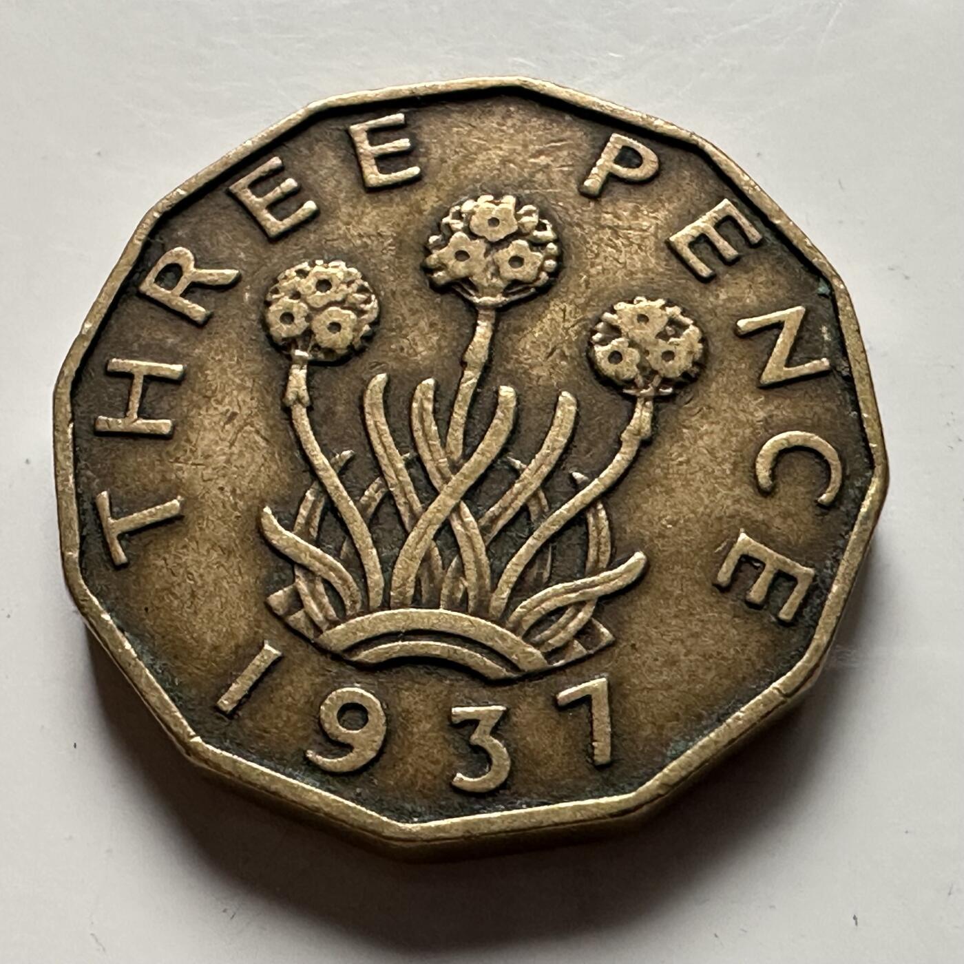 🌹外币初藏🌹🐯2026年第32场   每周二四六晚8️⃣点 接代拍 英国 1937年 3便士 b