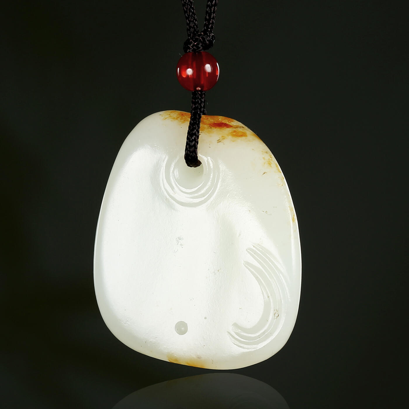 碧月说宝.君子怀瑾·当代和田玉清风专场(三) 洒金皮和田玉上善若水平安佩