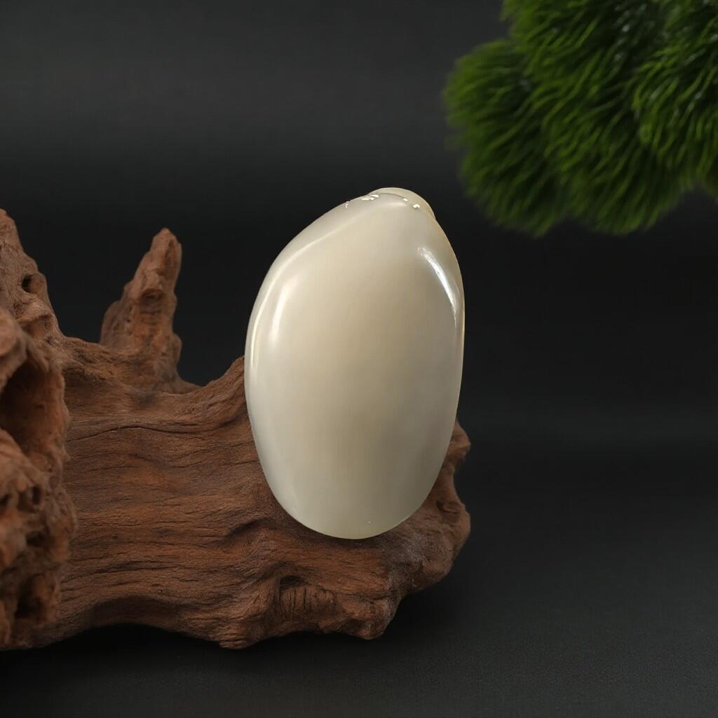 碧月说宝.君子怀瑾·当代和田玉清风专场(四) 和田玉烟紫佛公挂件