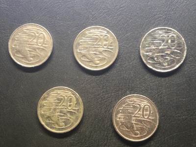 荟藏特别场次第九期——“社长的硬币堆” - 澳大利亚20分批量五个