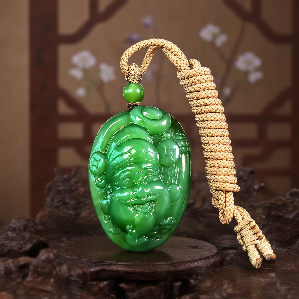 碧月说宝.君子怀瑾·当代和田玉清风专场(四) 老坑碧玉财神