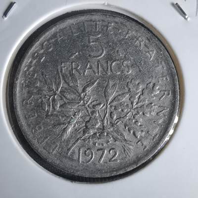 沼泽如烟--第1027场 - 法国1972年5法郎