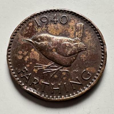 🌹外币初藏🌹🐯2026年第32场   每周二四六晚8️⃣点 接代拍 - 英国 1940年 一法新