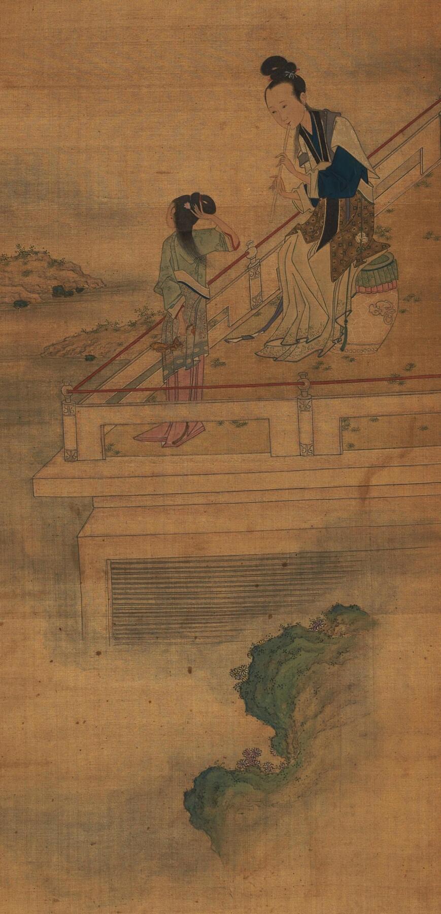 碧月说宝·同一藏家珍藏书画专场 崔鏏 云台听箫