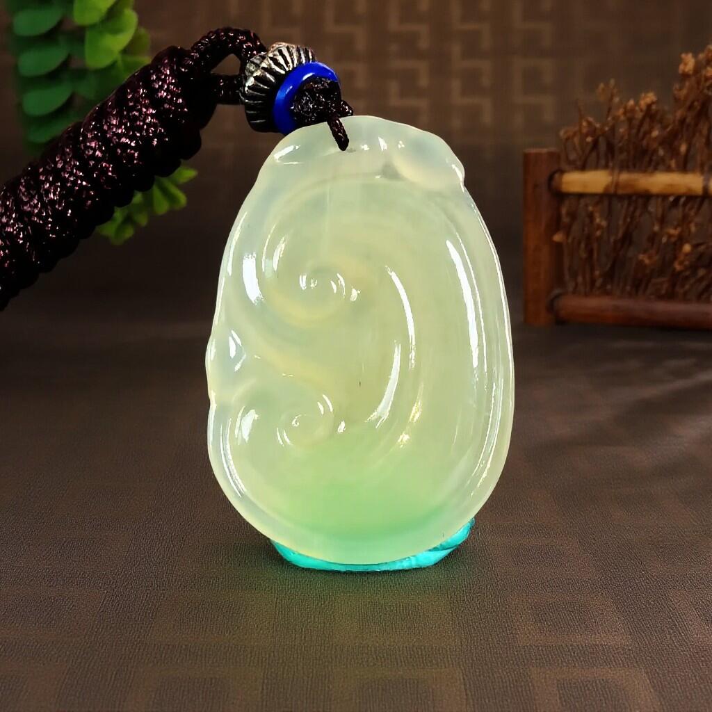 碧月说宝.君子怀瑾·当代和田玉清风专场(四) 和田黄玉如意挂坠