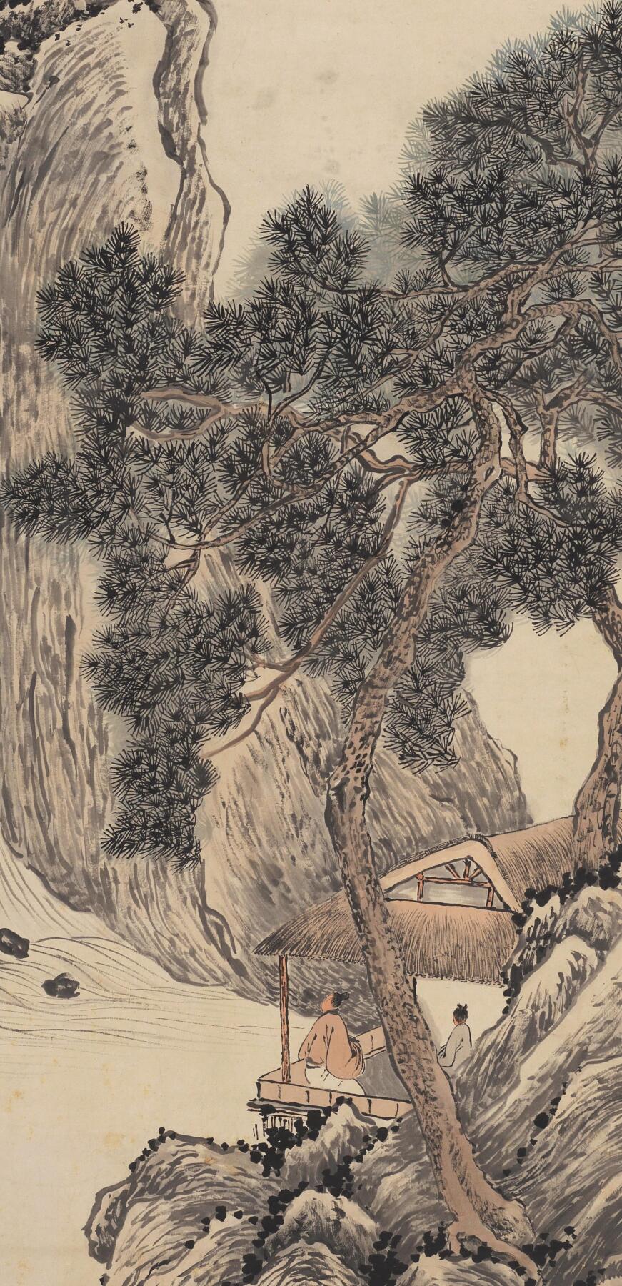 碧月说宝·同一藏家珍藏书画专场 吳穀祥 松林泉澗