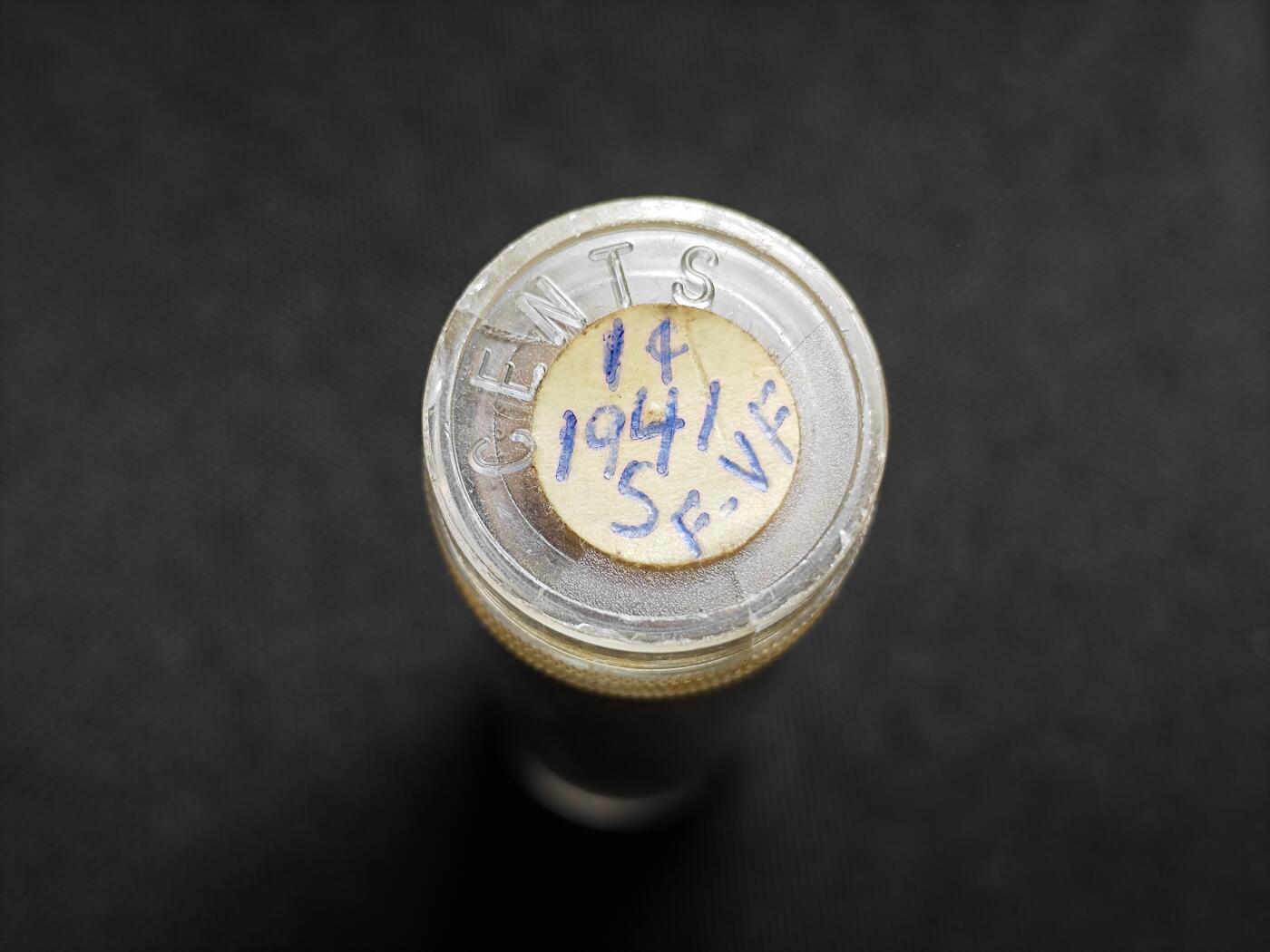 KK钱币收藏小铺   套币专场 2月预留时间 周末发货  1941年美国麦穗1分铜币50枚