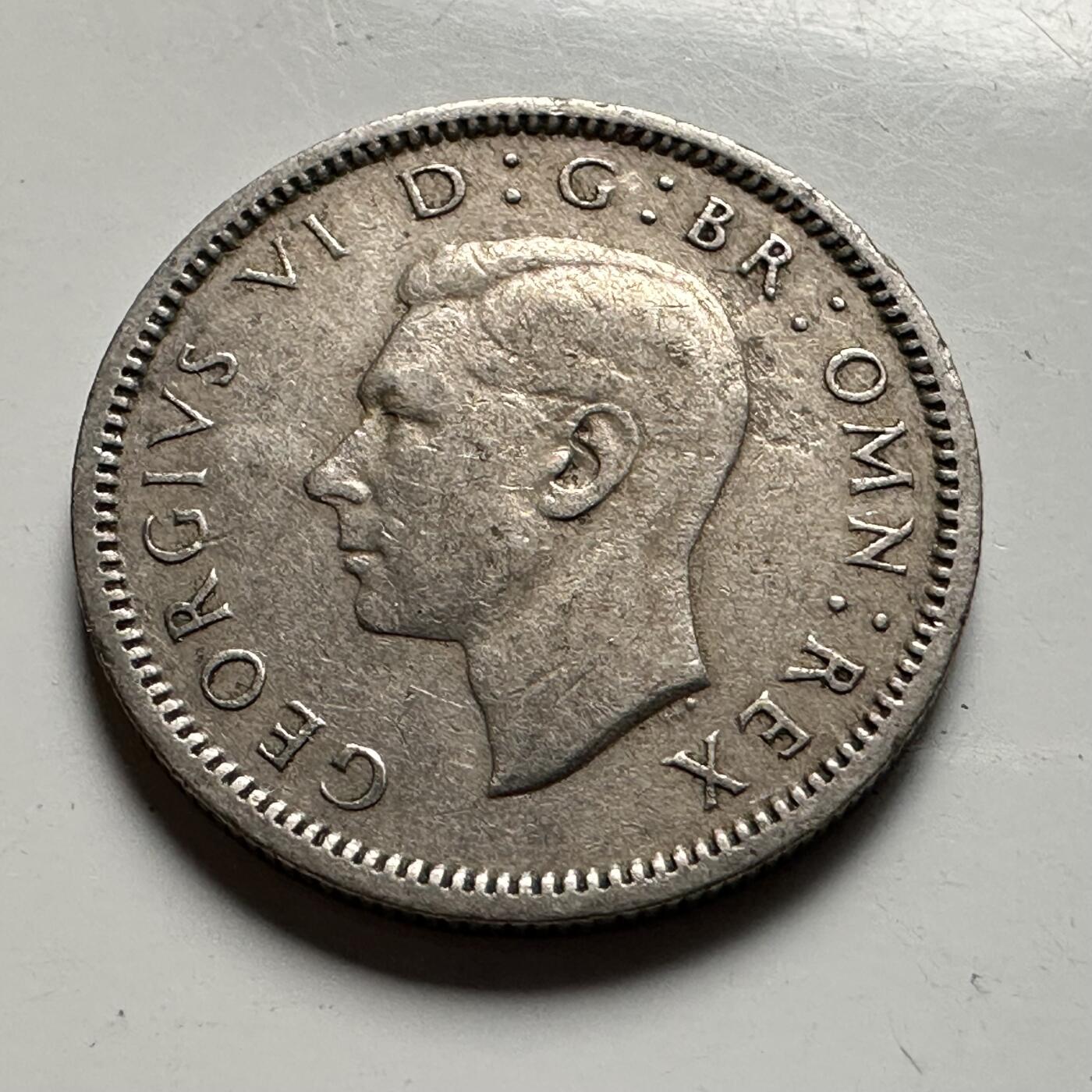 🌹外币初藏🌹🐯2026年第32场   每周二四六晚8️⃣点 接代拍 英国 1949年 6便士  