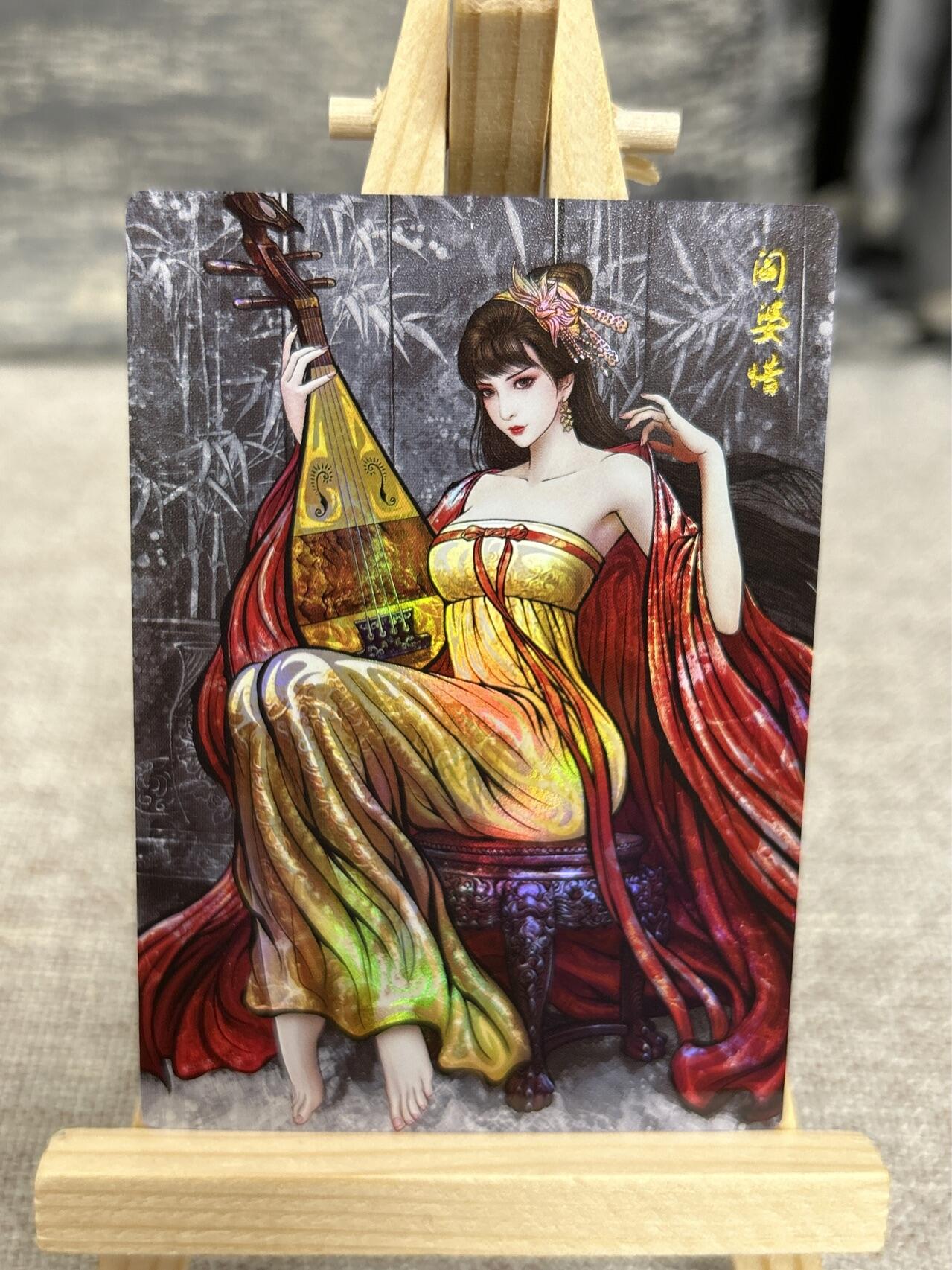 喜灰玩卡拍卖第五期，接拍品0佣金，欢迎送拍，释放现金流，让自己有资金可以购买更多喜欢的卡牌，让别的卡友能淘到更多心仪的卡牌 齐卡张建东水浒 彩闪 特卡一组12张 扈三娘、张贞娘、阎婆惜、仇琼英原画、水墨、线稿三宫档佳品