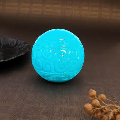 碧月说宝.君子怀瑾·当代和田玉清风专场(三) - 原矿 高瓷蓝回纹珠