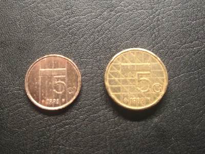 荟藏特别场次第十期——“社长的硬币堆” - 荷兰侧像版5分+5盾