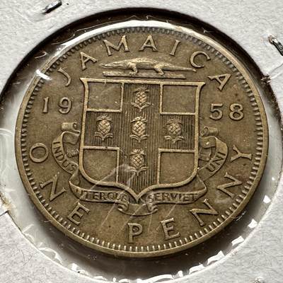 🌹外币初藏🌹🐯2026年第32场   每周二四六晚8️⃣点 接代拍 - 英属牙买加1958年一便士