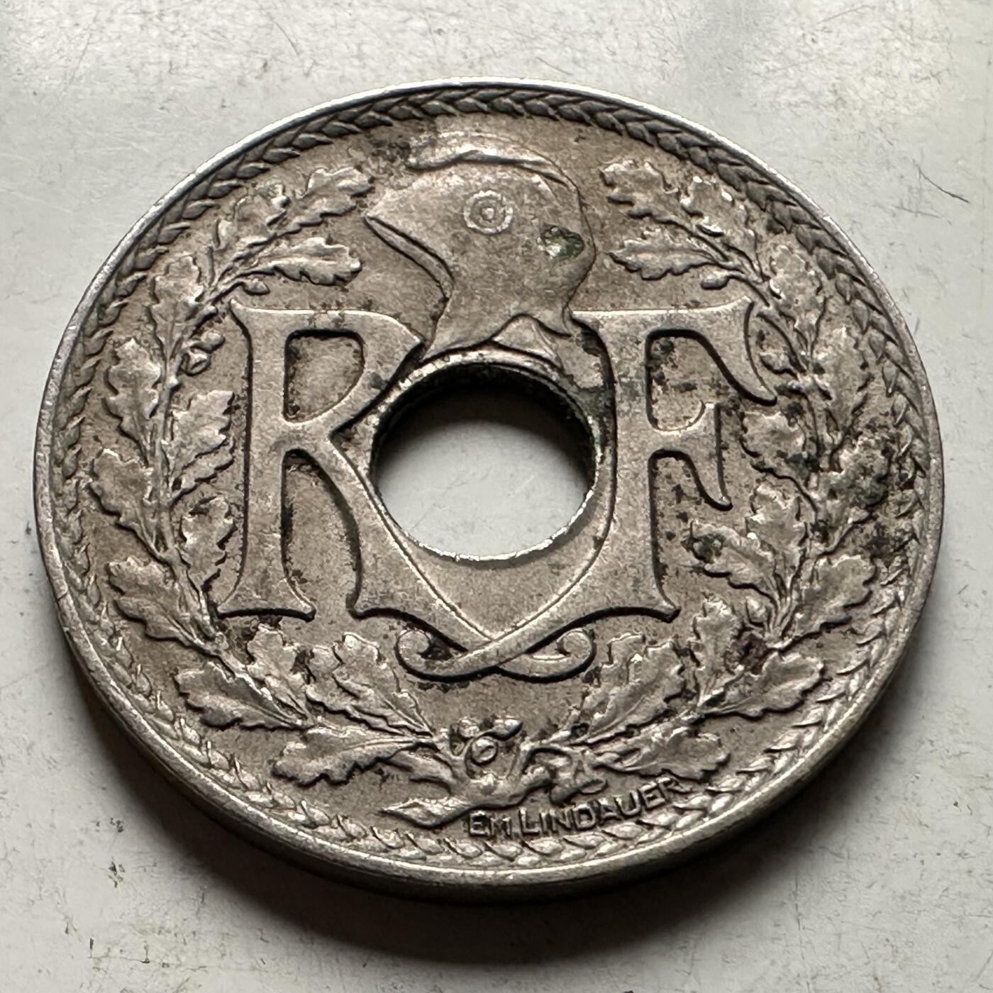 🌹外币初藏🌹🐯2026年第32场   每周二四六晚8️⃣点 接代拍 法国1921年25分