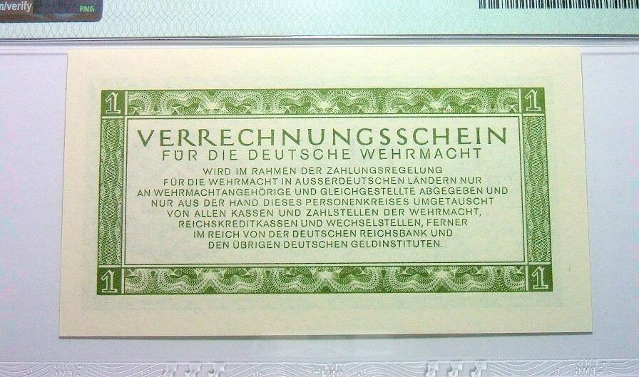 高分 PMG MS66 德国第三帝国1944年1马克 原光挺版