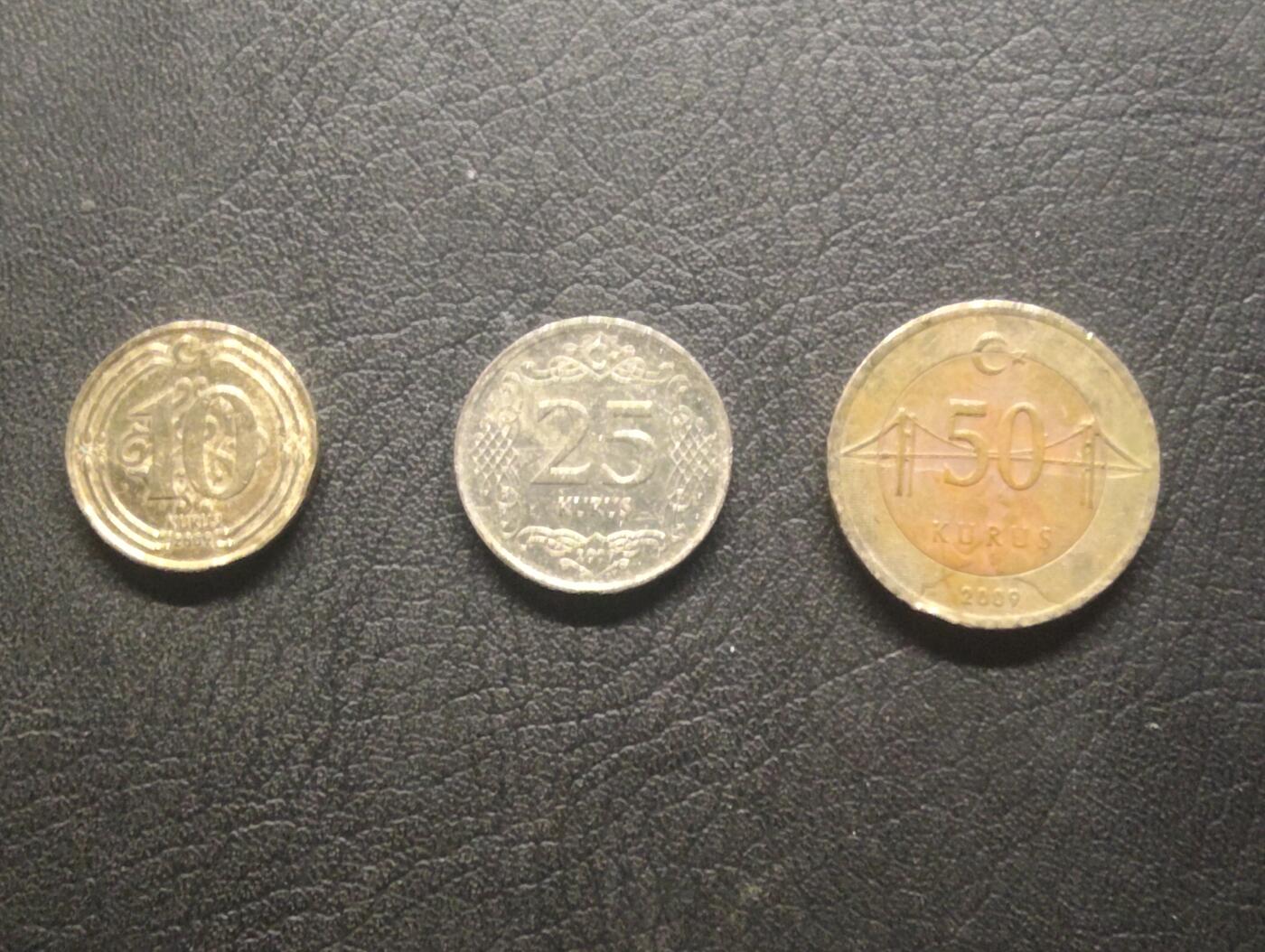 荟藏特别场次第十期——“社长的硬币堆” 土耳其10+25+50库鲁斯