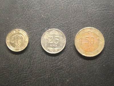 荟藏特别场次第十期——“社长的硬币堆” - 土耳其10+25+50库鲁斯